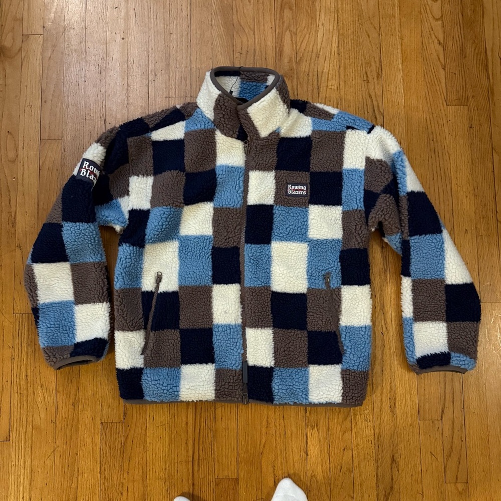 Rowing Blazers Patchwork Sherpa Jacket - image 2